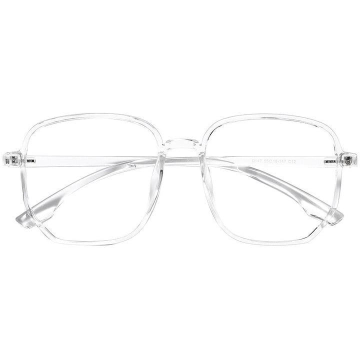 Yimaruili Unisex Full Rim Acetate Polygon Frame Eyeglasses D147 Full Rim Yimaruili Eyeglasses   