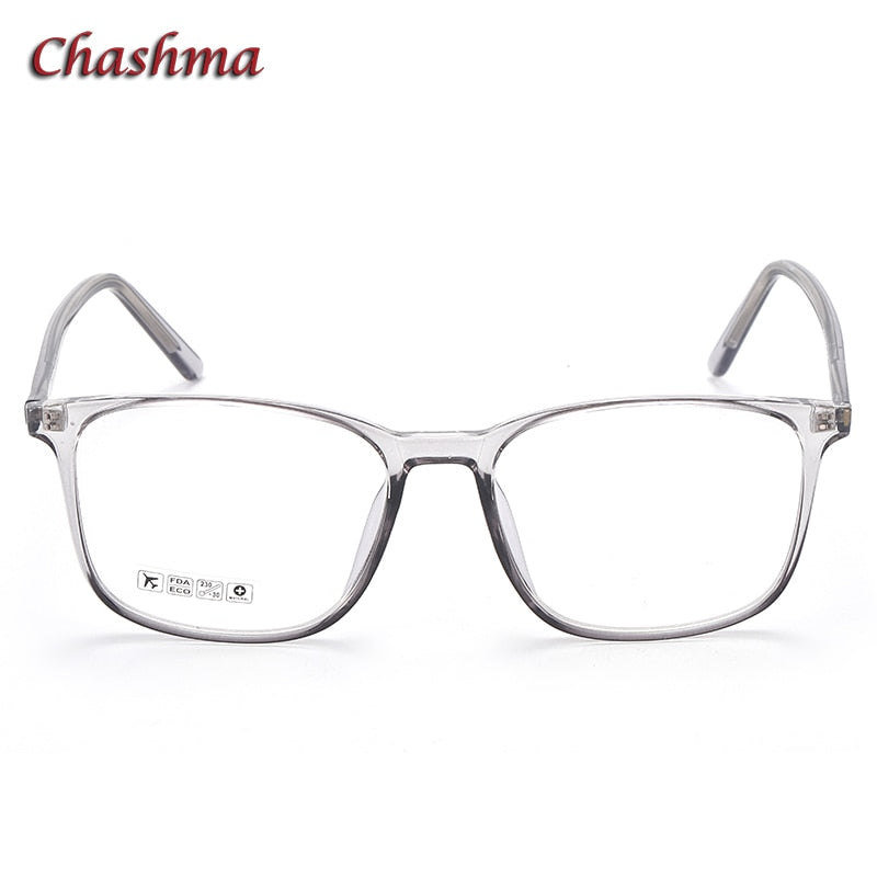 Chashma Ochki Unisex Full Rim Square Tr 90 Alloy Eyeglasses 8246 Full Rim Chashma Ochki   