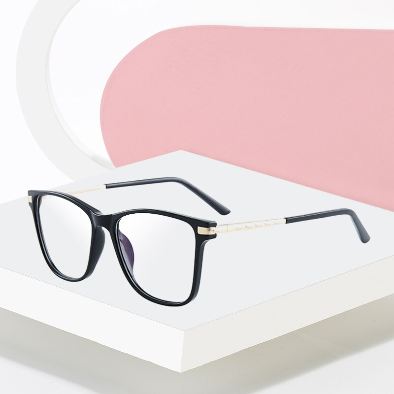 Hotony Women's Full Rim TR 90 Resin Square Frame Eyeglasses 7039 Full Rim Hotony   