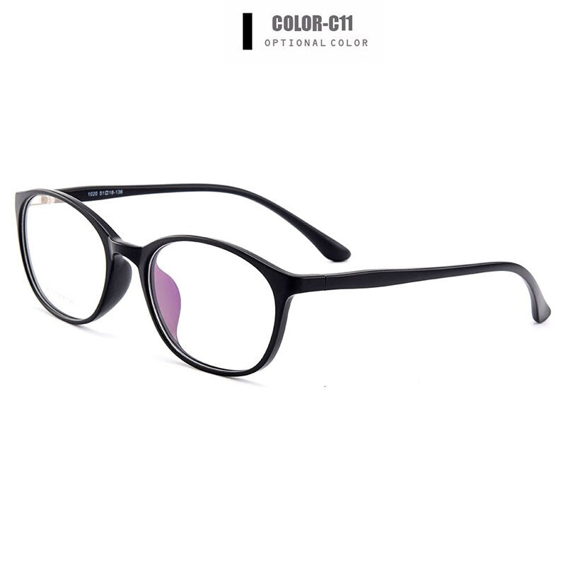 Women's Eyeglasses Oval Ultralight Tr90 Frame Y1020 Frame Gmei Optical C11  