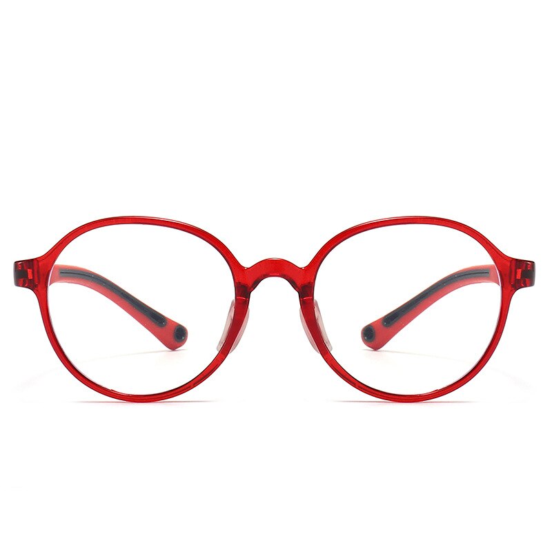 KatKani Unisex Children's  Full Rim Round TR 90  Sillicone Frame Eyeglasses R106 Full Rim KatKani Eyeglasses   