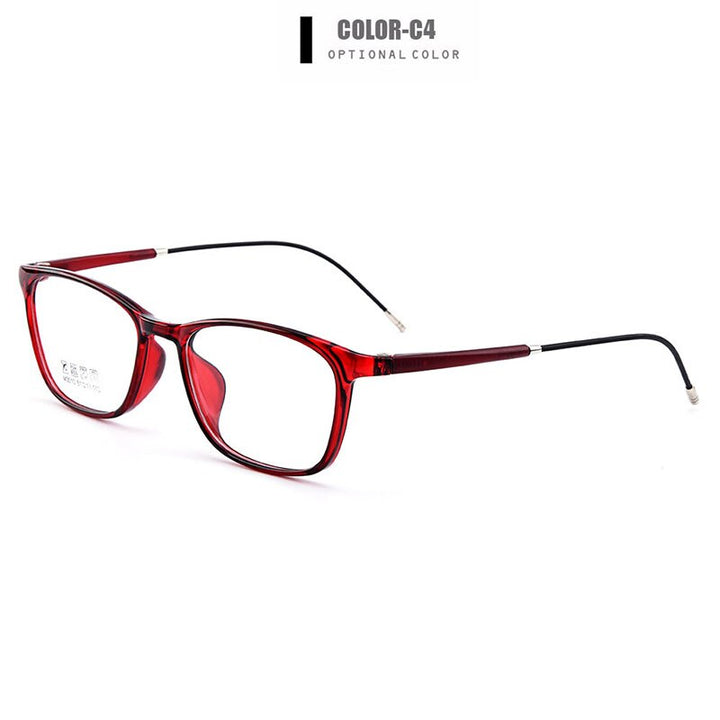 Unisex Eyeglasses Ultralight Tr90 Square Plastic M3010 Frame Gmei Optical C4  