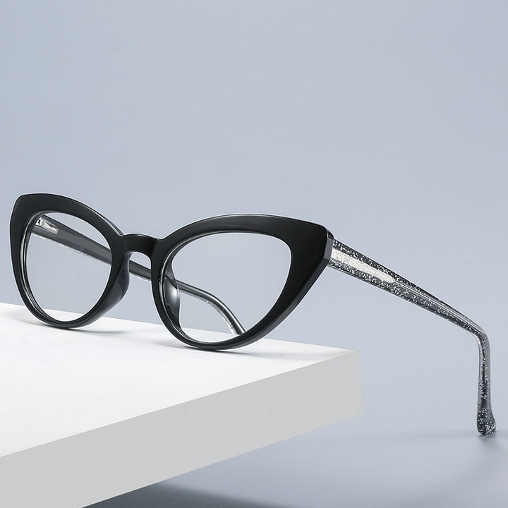 Women's Eyeglasses Acrylic Tr90 Cp Cat Eye Frame 2012 Frame Gmei Optical   