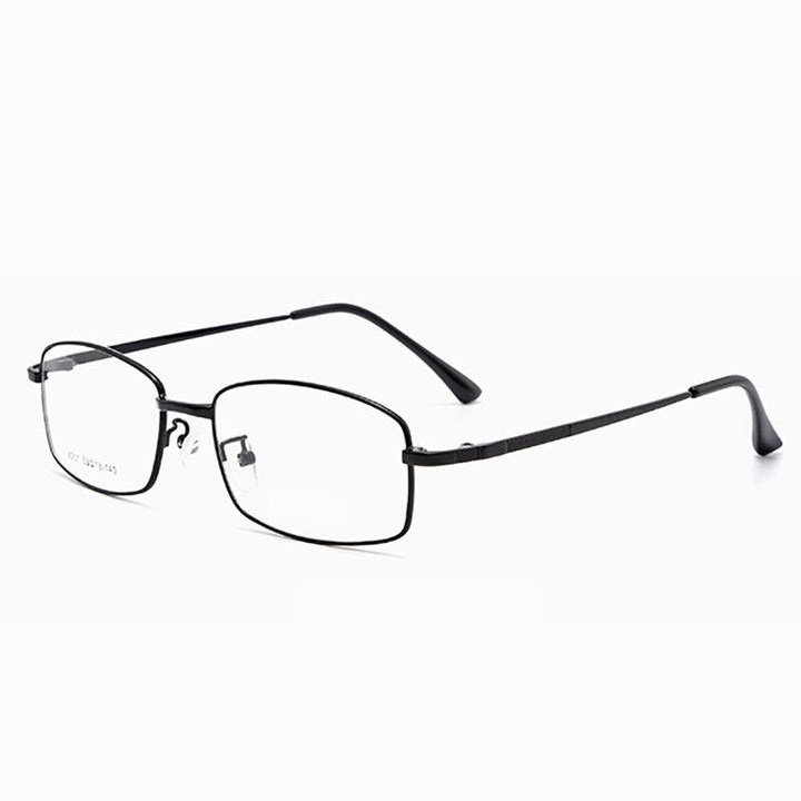 Hotochki Men's Full Rim Titanium Alloy Frame Eyeglasses 8201 Full Rim Hotochki black  