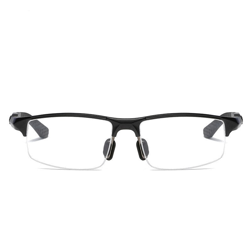 Yimaruili Men's Semi Rim Square Aluminum Magnesium Sport Eyeglasses Y3121 Semi Rim Yimaruili Eyeglasses   
