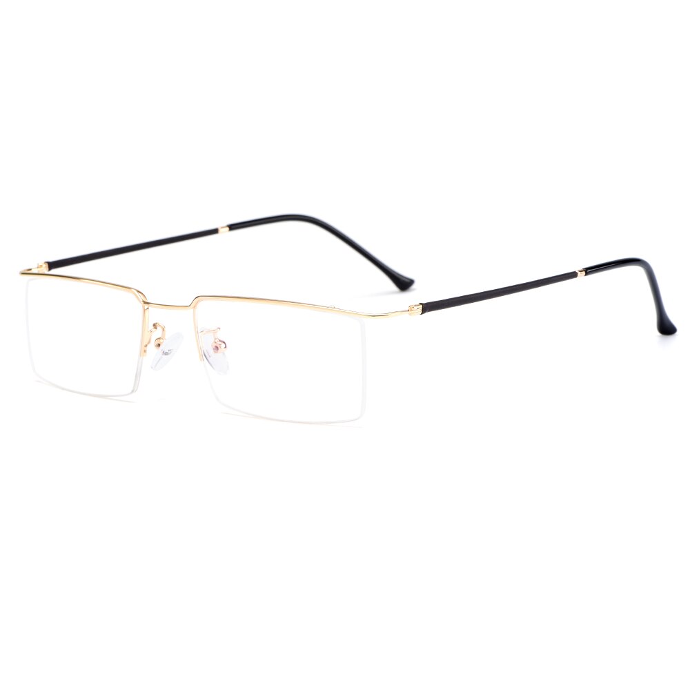 Men's Eyeglasses Ultralight Titanium Alloy IP Electroplating Y2533 Frame Gmei Optical C1 Golden  