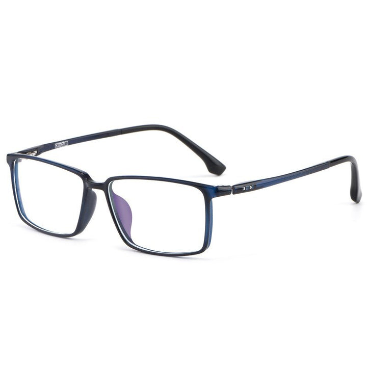 Yimaruili Men's Full Rim Steel Frame Eyeglasses 9810 Full Rim Yimaruili Eyeglasses Blue China 