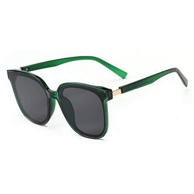 Ralferty Women's Sunglasses Korea Cat Eye W210137 Sunglasses Ralferty C1 Green MULTI 