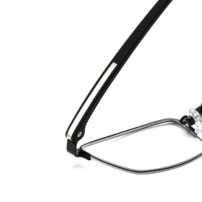KatKani Men's Semi Rim Titanium Alloy Frame Eyeglasses 8305z Semi Rim KatKani Eyeglasses   