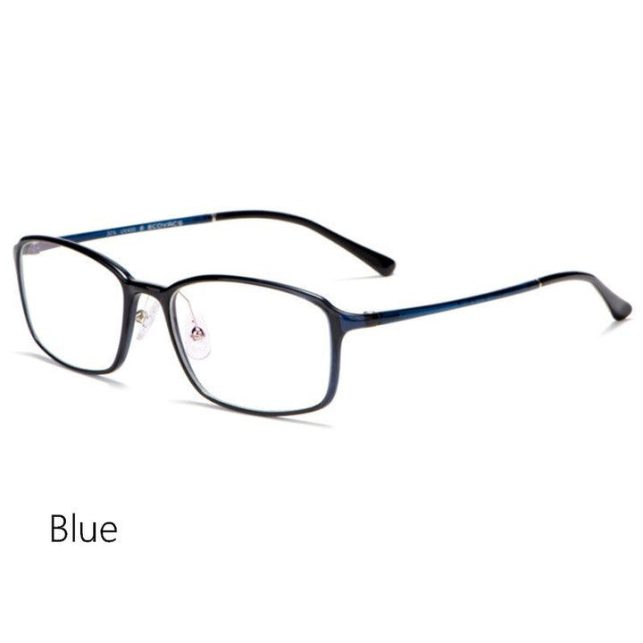 Yimaruili Unisex Full Rim TR 90 Resin Frame Eyeglasses M8003 Full Rim Yimaruili Eyeglasses Blue China 