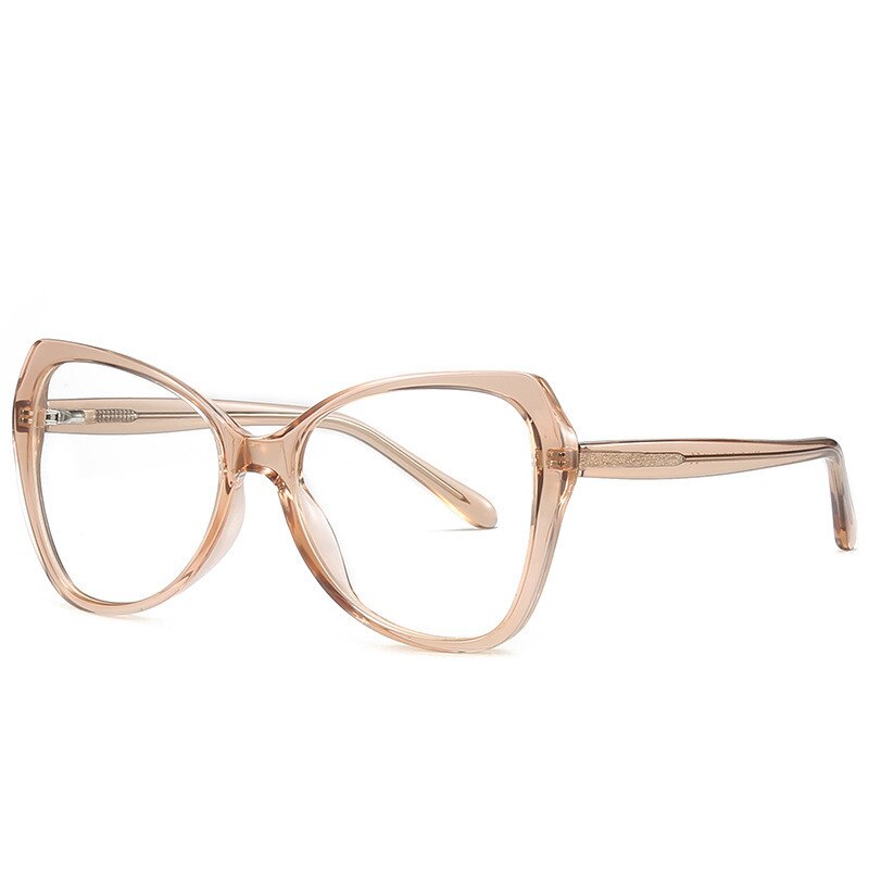 Chashma Women's Full Rim Cat Eye Acetate Eyeglasses 2011 Full Rim Chashma Chanpagne  