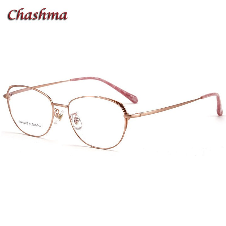 Chashma Ottica Women's Full Rim Round Square Stainless Steel Eyeglasses 835 Full Rim Chashma Ottica   