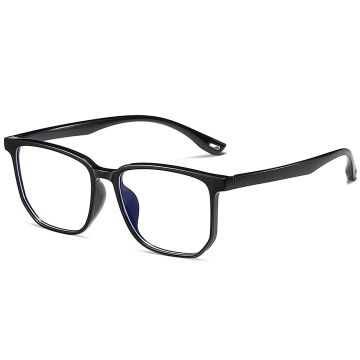 Yimaruili Unisex Full Rim Acetate Frame Eyeglasses 2023 Full Rim Yimaruili Eyeglasses Black  