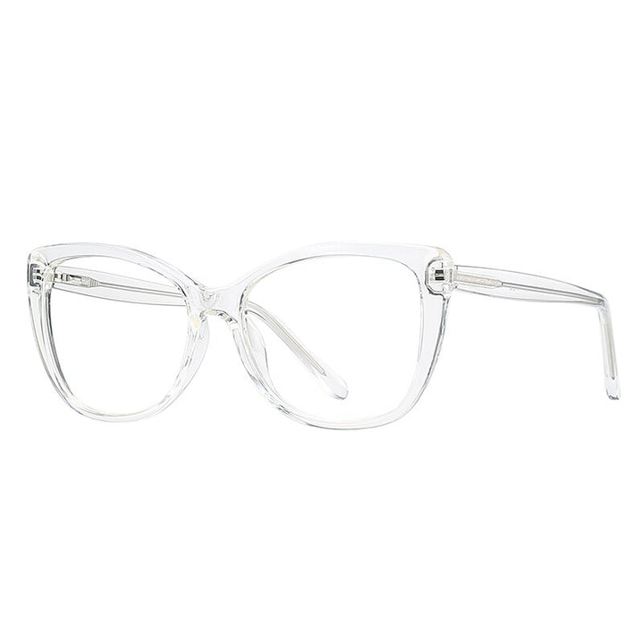 Women's Eyeglasses Cat Eye Acrylic Tr90 Cp Frame 2005 Frame Gmei Optical C2  