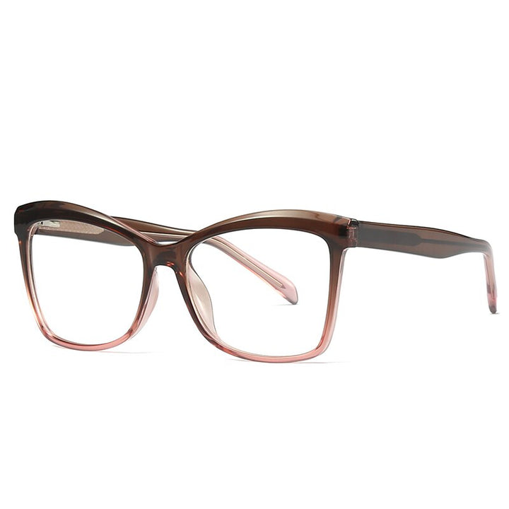 Women's Eyeglasses Acrylic Spring Hinges Tr90 Cp 2014 Frame Gmei Optical C4  