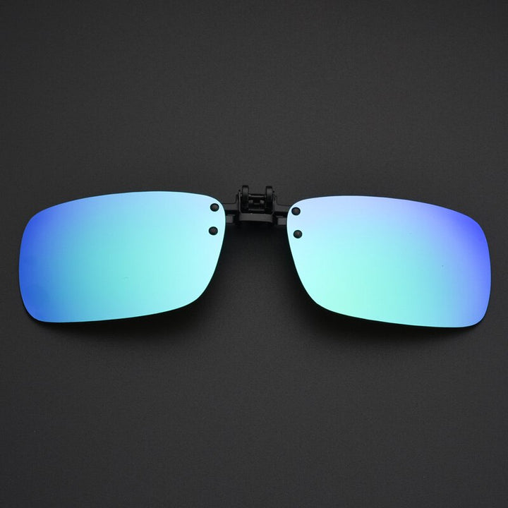 Cook Shark Polarized Men's Sunglasses Clip Driving Glasses Clip Driving Uv Sunglasses Cook Shark Ice Blue China Black