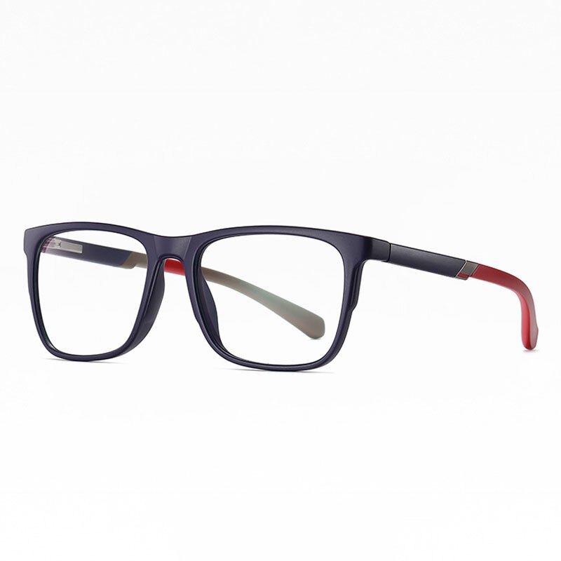 Hotochki Unisex Full Rim TR-90 Resin Frame Eyeglasses 2309 Full Rim Hotochki Matte Blue C95  