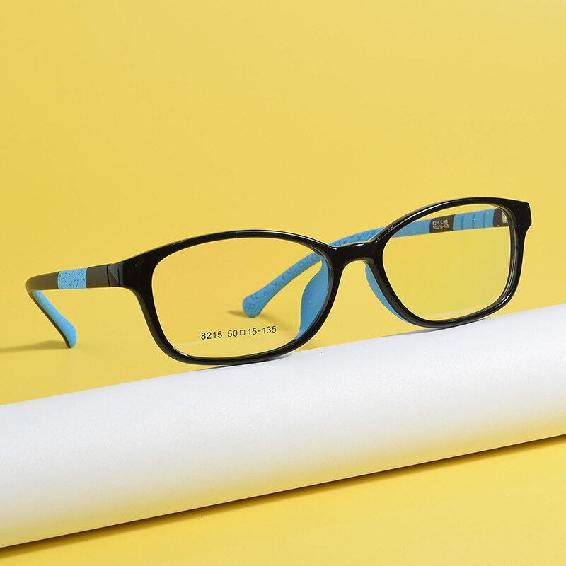 Bclear Children's Full Rim Oval Tr 90 Titanium Frame Eyeglasses 8215 Full Rim Bclear   