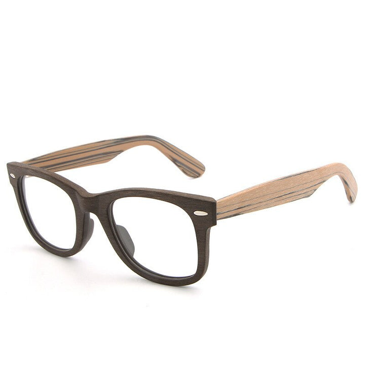 Aissuarvey Handcrafted Round Full Horn Rim Wooden Frame Eyeglasses Unisex Frame Aissuarvey Eyeglasses C62  