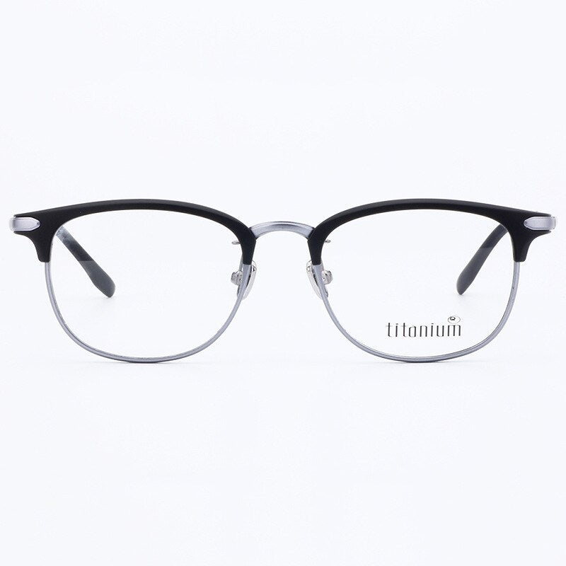 Aissuarvey Ultem Metal Round Full Rim Frame Unisex Eyeglasses Acetate Temples 9006 Full Rim Aissuarvey Eyeglasses   