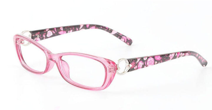 Women's Reading Glasses Plastic Frame Acetate 8022 Reading Glasses SunSliver +100 8022 Purple 