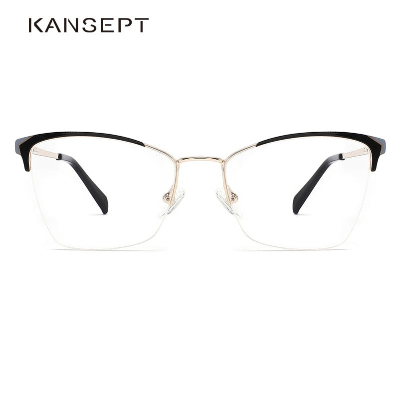 Kansept Women's Full Rim Cat Eye Alloy Eyeglasses Mg3661 Full Rim Kansept   