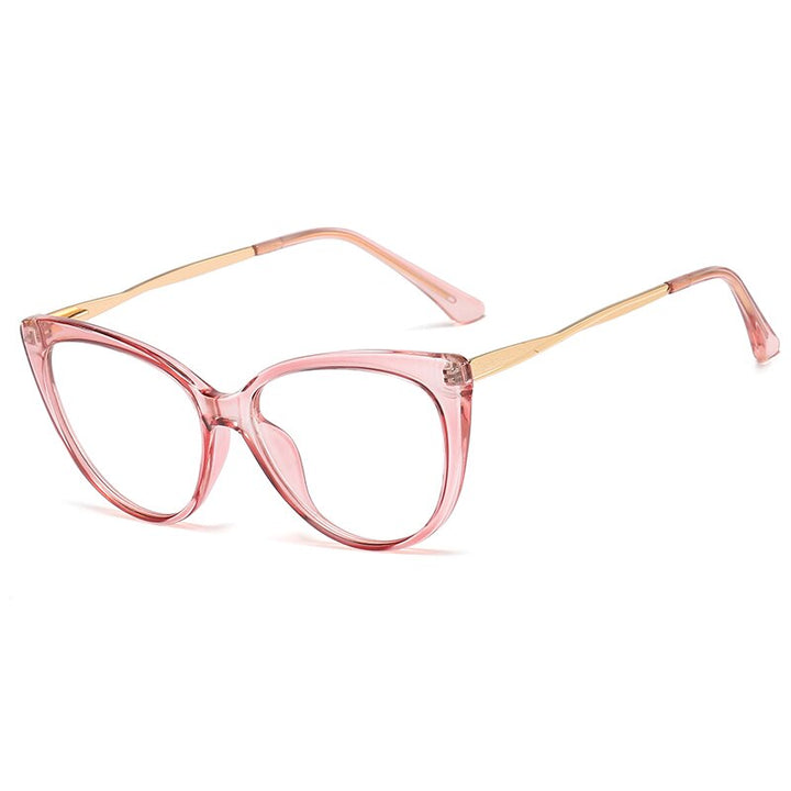 Hotony Women's Full Rim Oval Cat Eye Acetate Eyeglasses 92388 Full Rim Hotony C10  