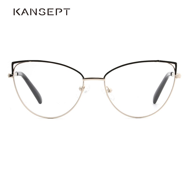 Kansept Women's Full Rim Cat Eye Alloy Frame Eyeglasses Fk1571 Full Rim Kansept   