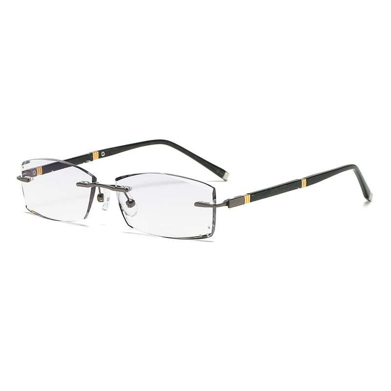 Zirosat 88055 Men's Eyeglasses Square Rimless Rimless Zirosat   