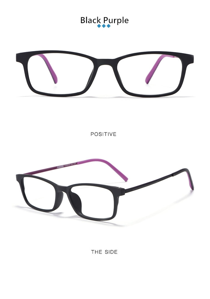 Yimaruili Unisex Full Rim β Titanium Frame Eyeglasses 8802 Full Rim Yimaruili Eyeglasses   