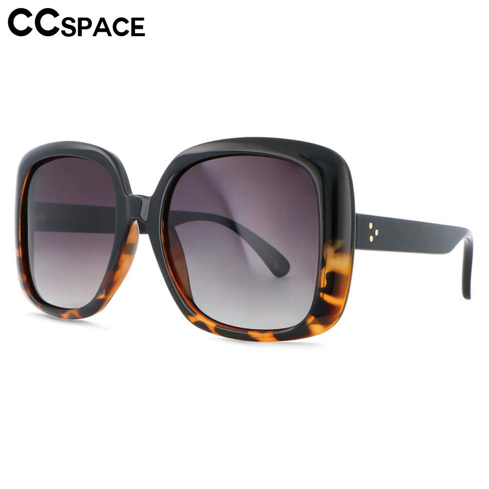 CCspace Women's Full Rim Oversized Square Resin Frame Sunglasses 53656 Sunglasses CCspace Sunglasses   