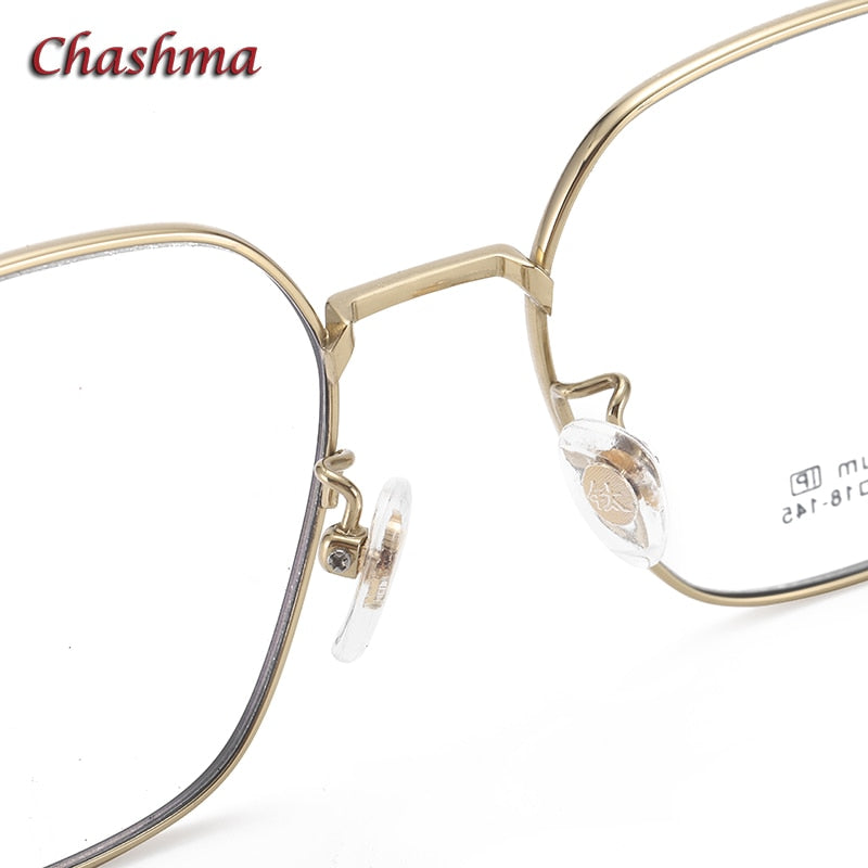 Chashma Ochki Unisex Full Rim Square Titanium Eyeglasses 1127 Full Rim Chashma Ochki   