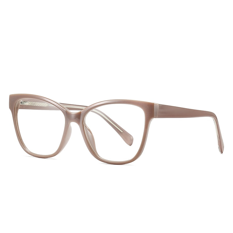 Women's Eyeglasses Acrylic Tr90 Cp Frame Cat Eye 2028 Frame Gmei Optical C6  