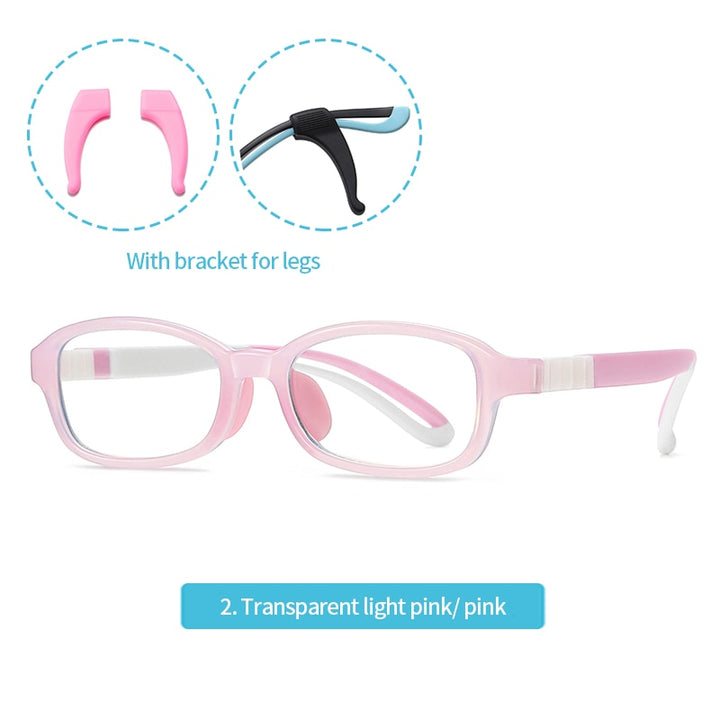 Reven Jate Kids' Eyeglasses 5117 Flexible Frame Reven Jate pink  