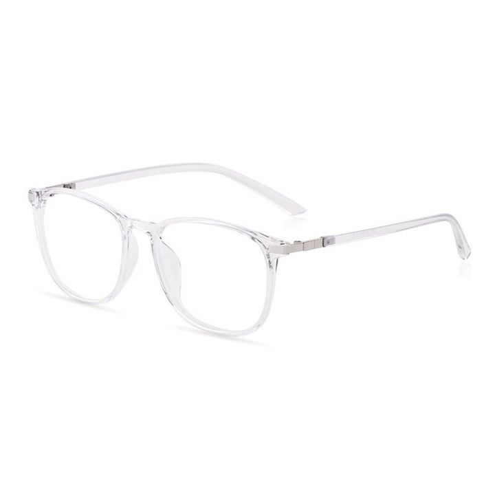 Hotony Women's Full Rim Square Acetate Frame Eyeglasses 6621 Full Rim Hotony white  