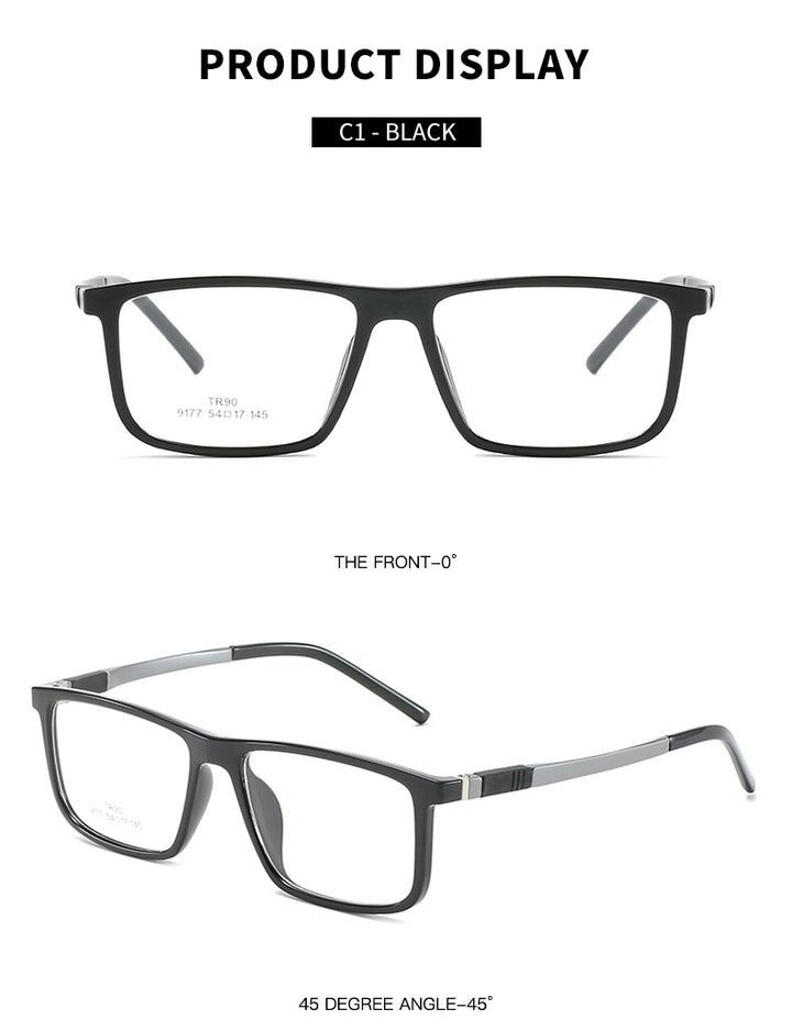 Hotochki Unisex Full Rim Frame Eyeglasses Anti Blue Light 9177 Full Rim Hotochki   