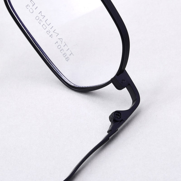 Bclear Unisex Eyeglasses Titanium Small Full Rim Sc88301 Full Rim Bclear   
