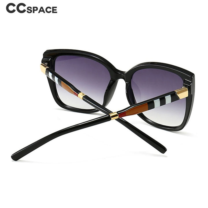 CCSpace Women's Full Rim Square Cat Eye Resin Frame Sunglasses 46305 Sunglasses CCspace Sunglasses   