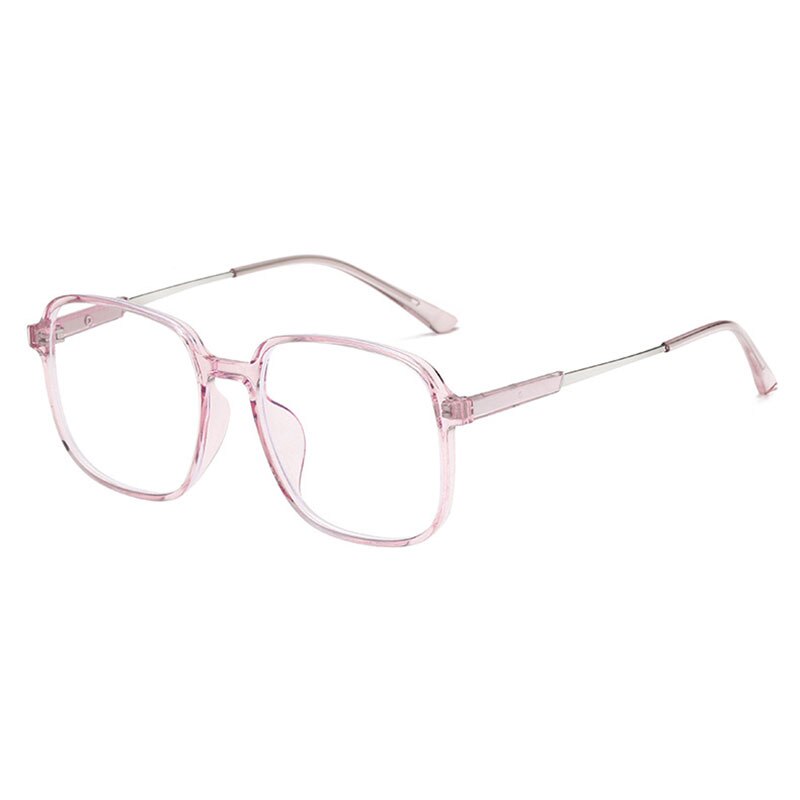Hotony Unisex Full Rim Round TR 90 Resin Frame Eyeglasses 60152 Full Rim Hotony Pink  
