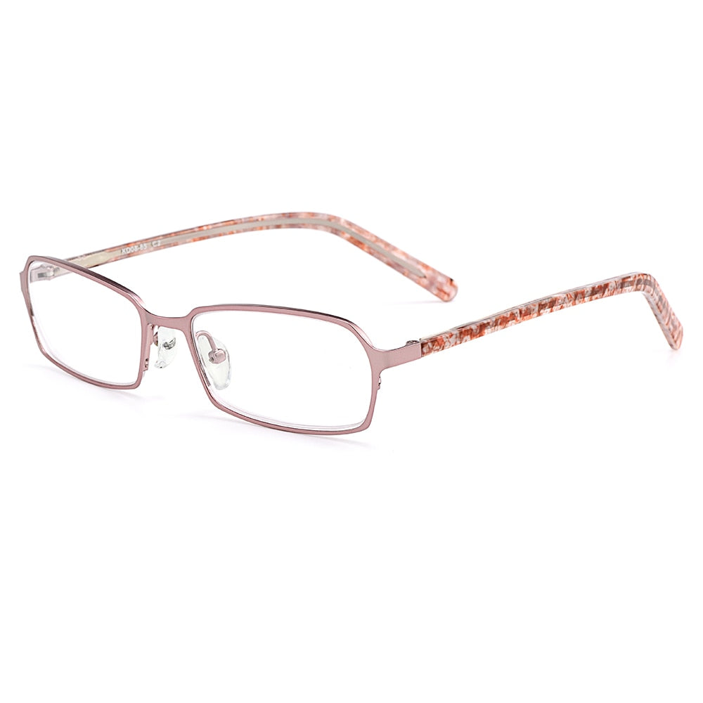 Gmei Women's Eyeglasses Ultralight Pure Titanium Small Face W0885 Full Rim Gmei Optical   