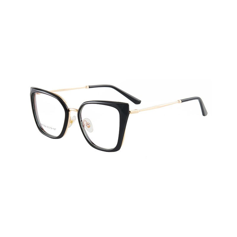 Hotony Women' Full Rim Square Cat Eye Tr 90 Eyeglasses 7006 Full Rim Hotony Black  