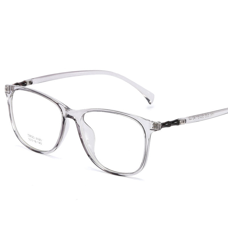 Reven Jate Brand 8085 Unisex Eyeglasses Glasses Frame Frame Reven Jate transparent-grey  