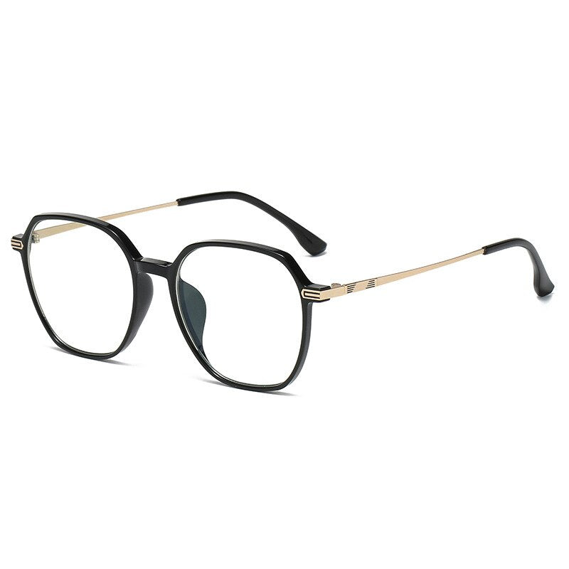 Hotony Women's Full Rim TR 90 Resin Square Frame Eyeglasses Lk301 Full Rim Hotony   
