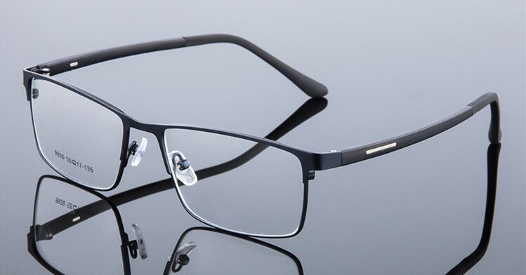 Men's Eyeglasses Stainless Steel Frame 9930 Frame SunSliver Blue  
