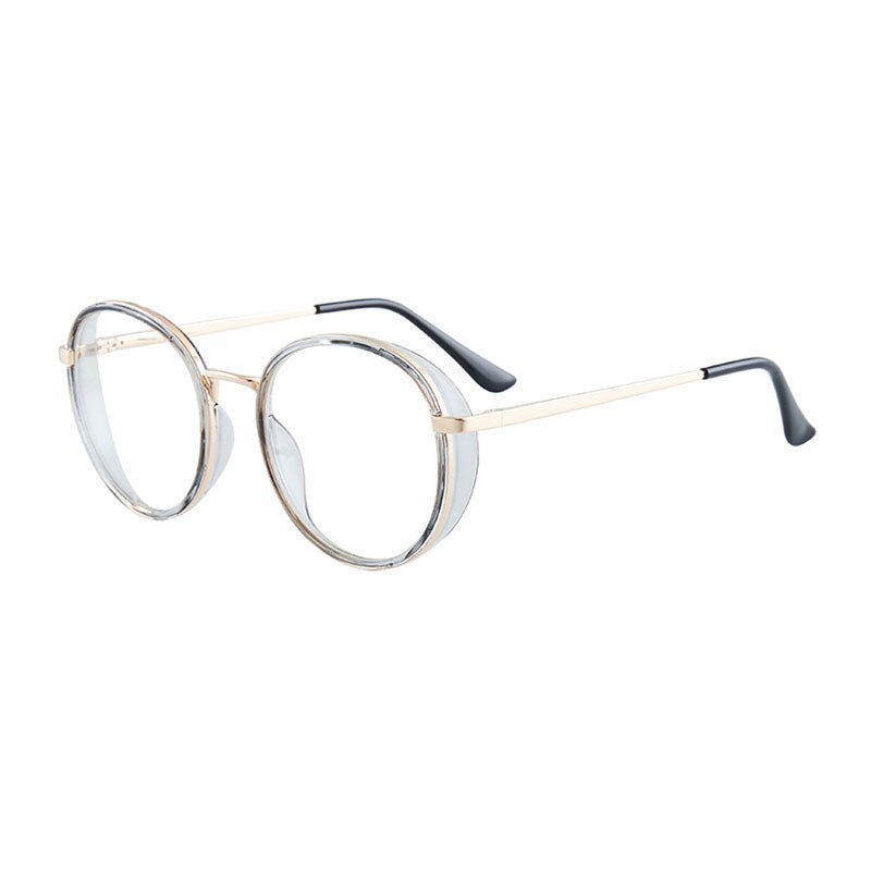 Hotony Women's Full Rim TR 90 Resin Round Frame Eyeglasses 7028 Full Rim Hotony gray  