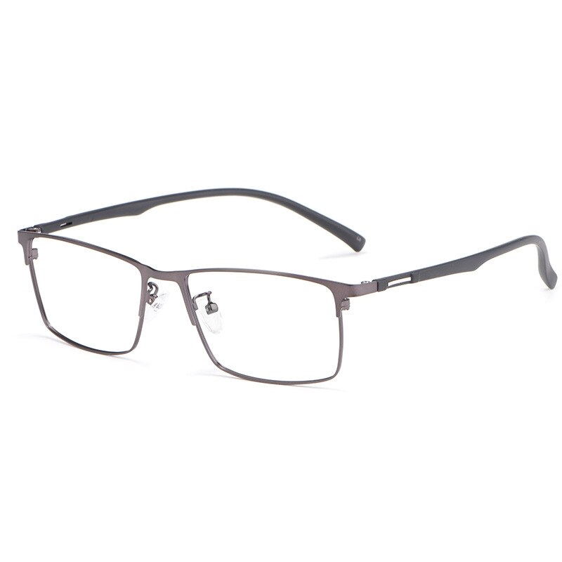 Yimaruili Men's Full Rim Alloy Frame Eyeglasses 89028 Full Rim Yimaruili Eyeglasses Gray  