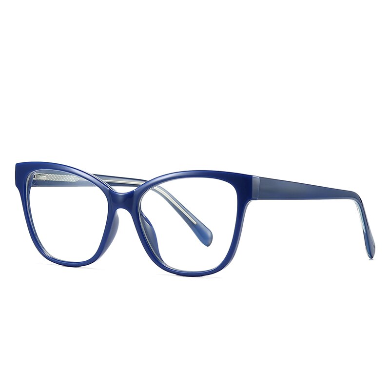 Women's Eyeglasses Acrylic Tr90 Cp Frame Cat Eye 2028 Frame Gmei Optical C4  