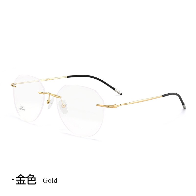 Square Rimless Eyeglasses ZT7052 – FuzWeb