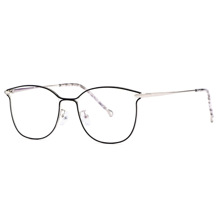 Gmei Women's Eyeglasses Titanium Alloy Ultra-Light Cat Eye M18043 Full Rim Gmei Optical   