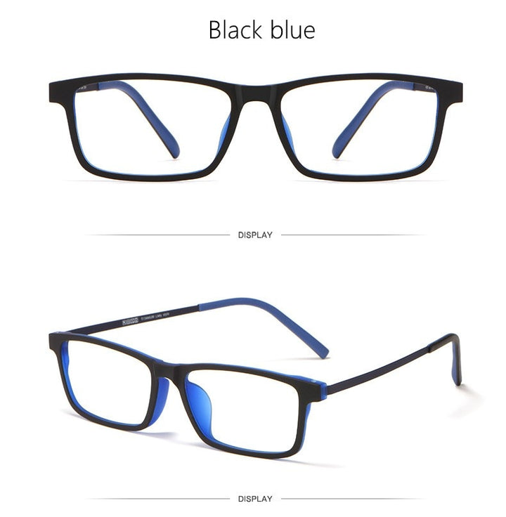 Yimaruili Unisex Full Rim Titanium Frame Eyeglasses 8836X Full Rim Yimaruili Eyeglasses   